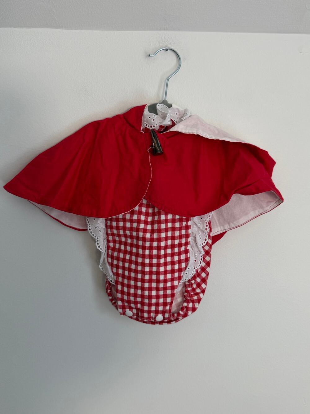 Little Red Riding Hood Custom made bubble and hood 12-18mo